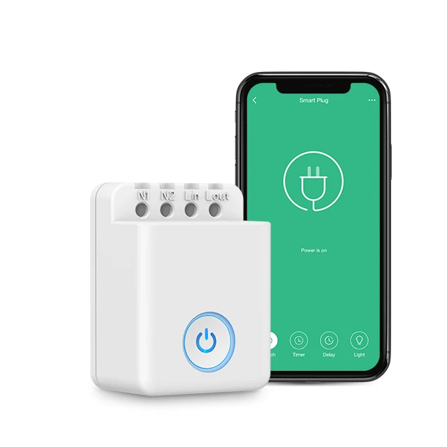Умный беспроводной выключатель света Bestcon MCB1 DIY Wi-Fi работает с Google Home и Alexa |