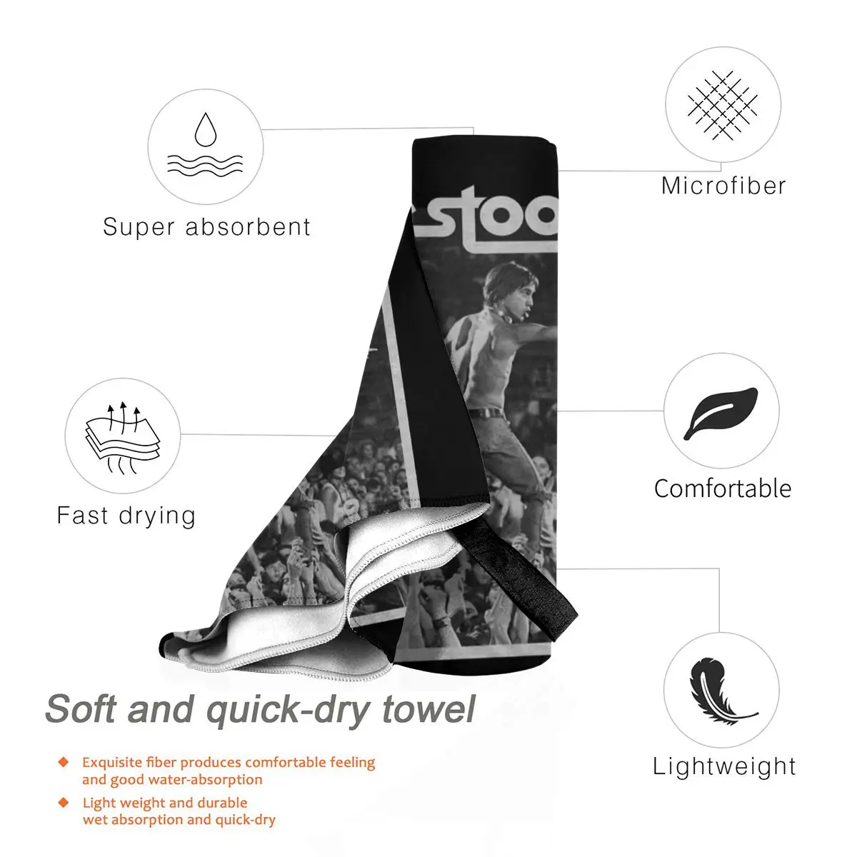 The Stooges толпы серфинга официальный Merch Iggy Pop большой стиль подарок стимпанк фильм 3D