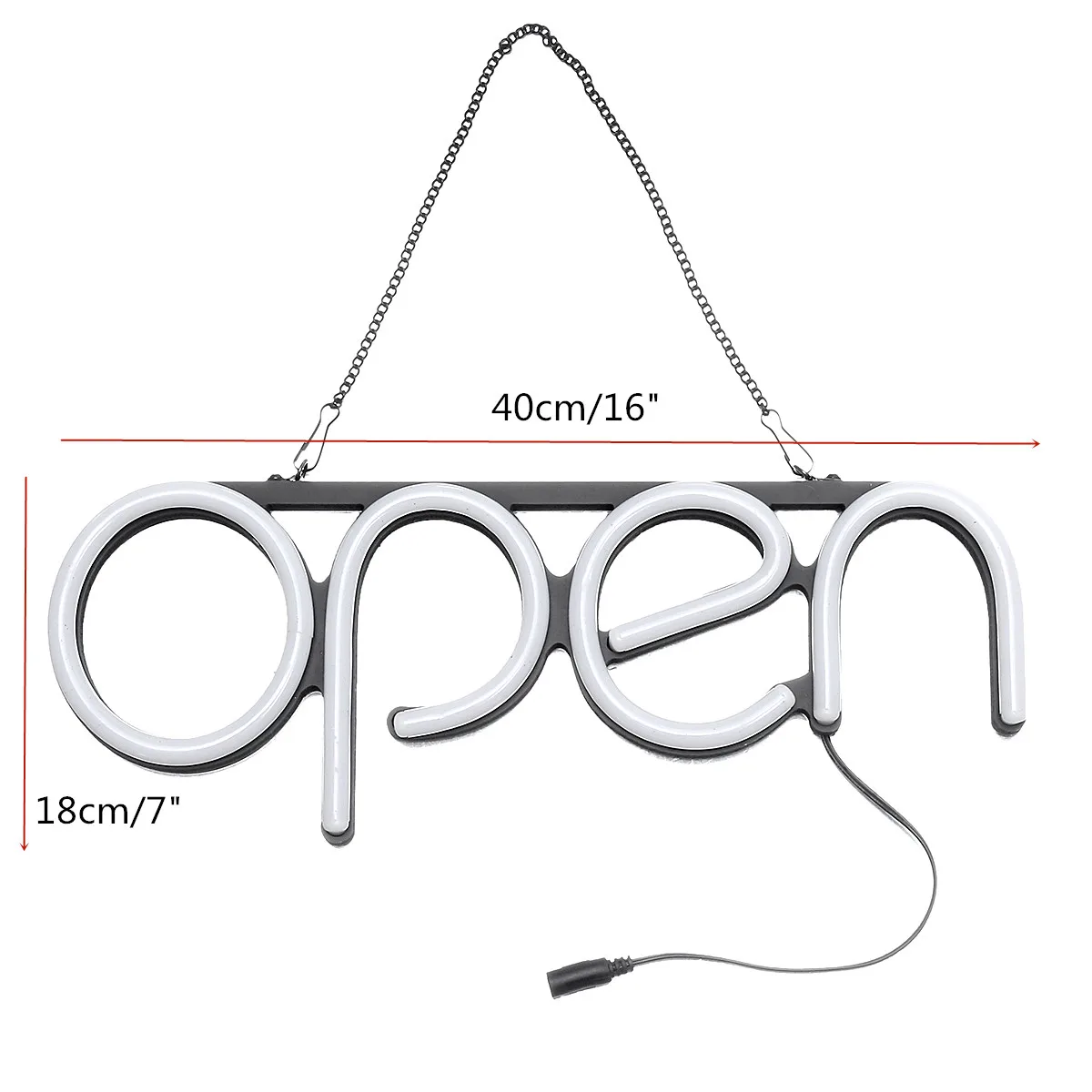 Открытая неоновая вывеска светильник для бара паба дисплей лампа вечеринки 100-240