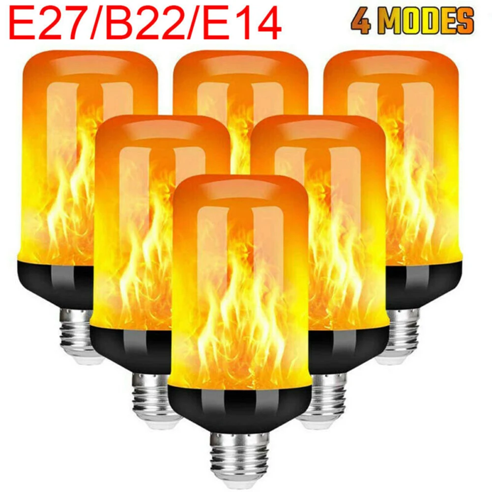 

Bedroom Flicker Flame Light Bulbs Decor Living Room Simulated Warm White
