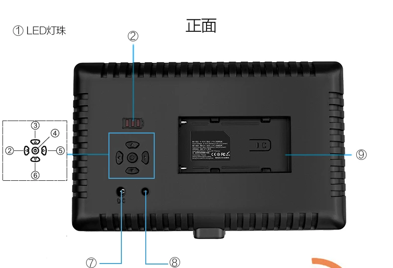 KM-240 240L 3200 k-5600 K светодиодный светильник для камеры с аккумулятором для Canon Nikon