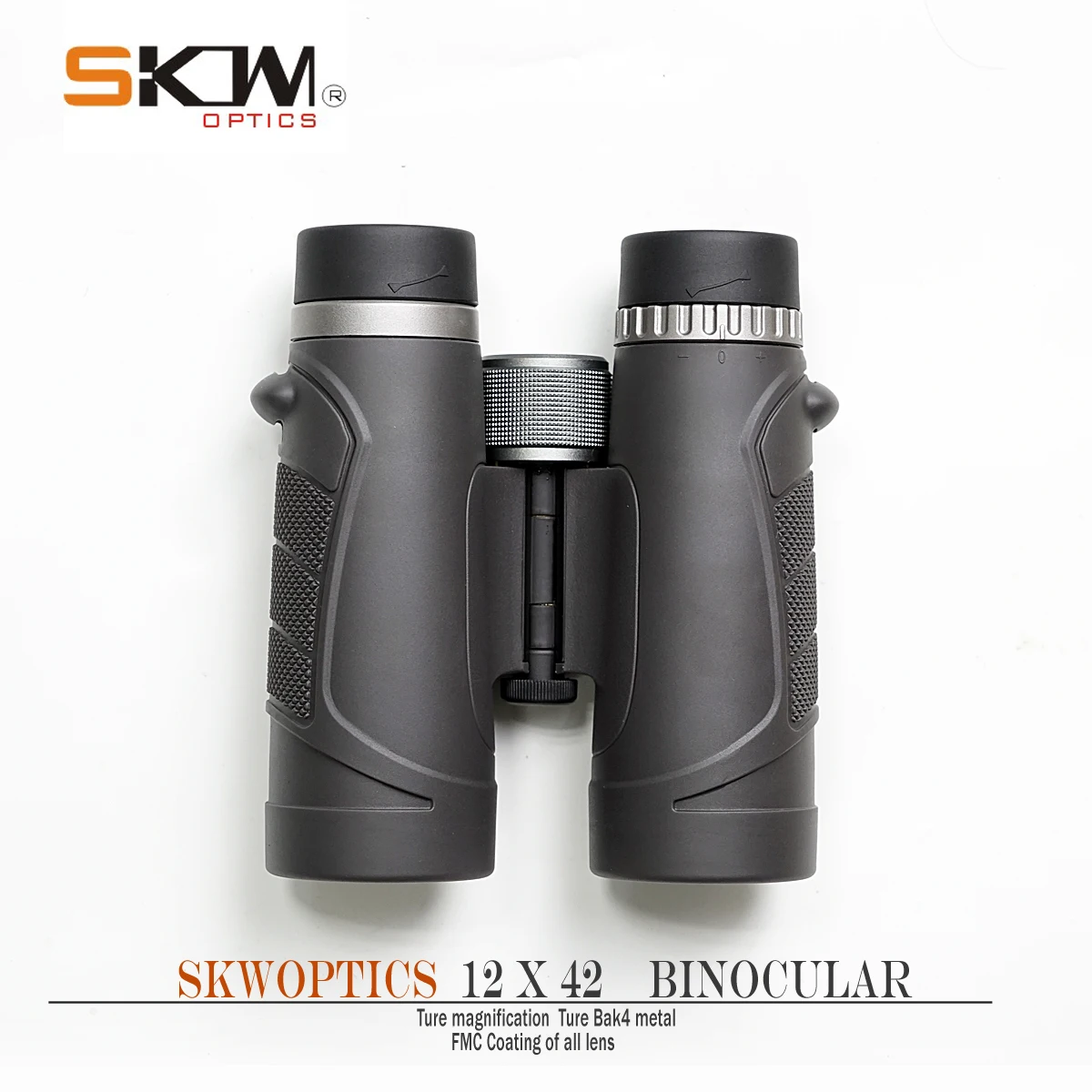 SKWoptics 12x42 бинокль наблюдение за птицами, охота с фазовым покрытием Водонепроницаемый Bak4, Fogproof