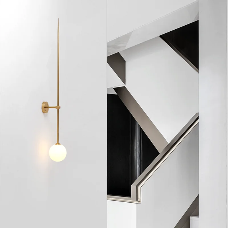 Минималистичный современный светодиодный настенный светильник для спальни