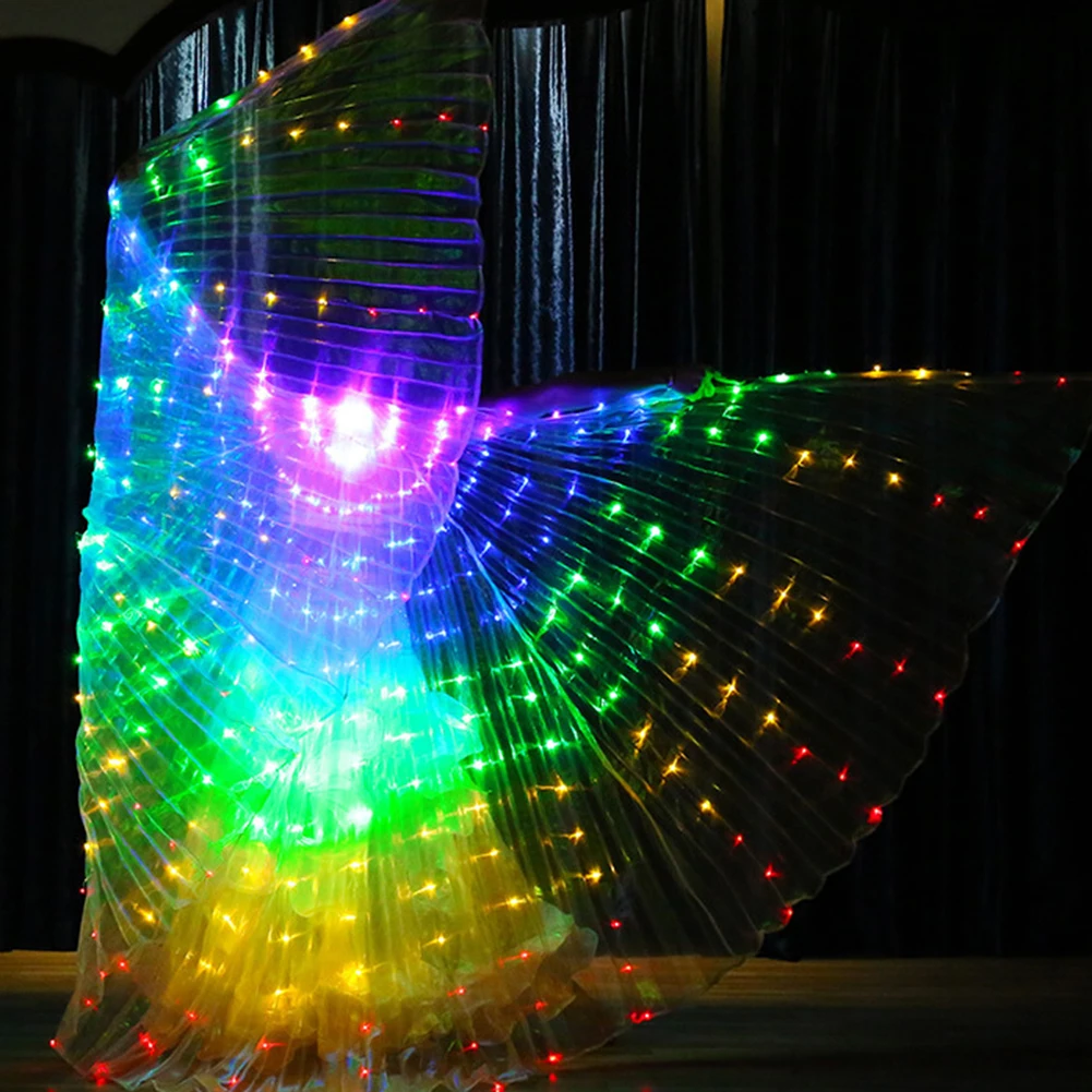 Wings Sticks Adult Children Led Belly Dance Lamp Props 360 Degrees Accessories Performance Clothing |