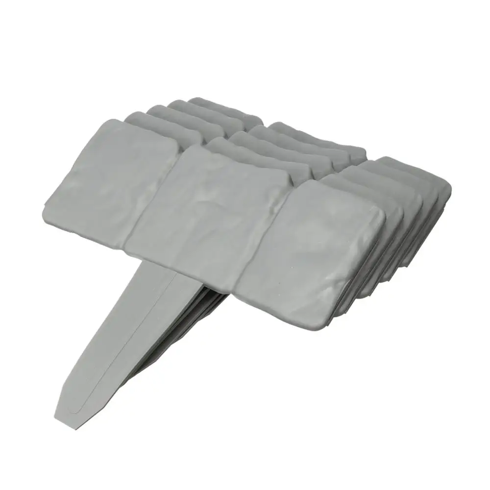 

10pcs Folding Landscape Flower Fence-Path Garden Plant Border Edging Lawn Imitation Stone Fence Grounding Fence