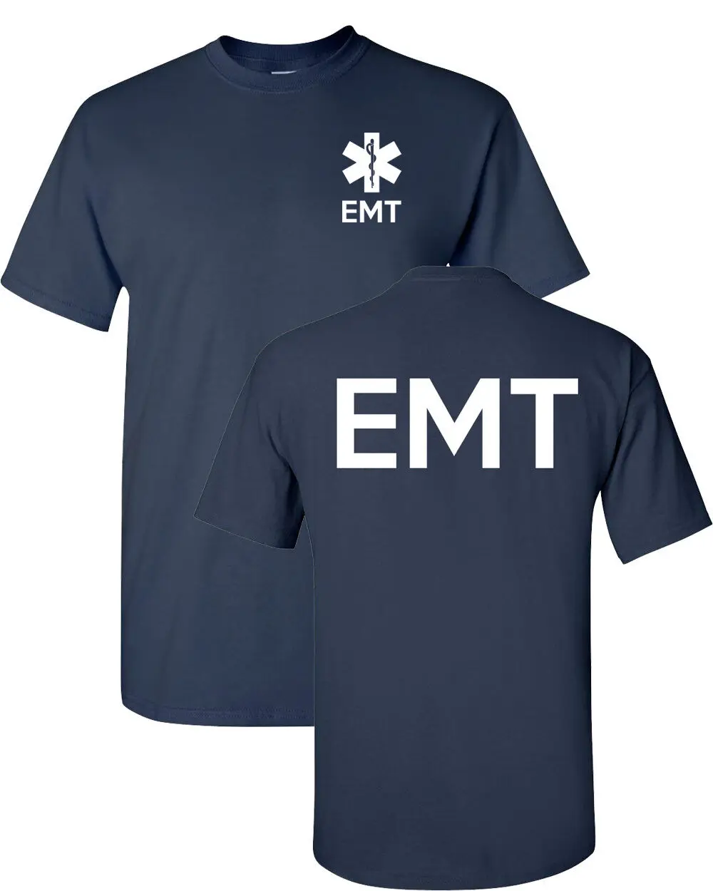 

EMT Paramedic Emergency Medical Services Front & Back Men's Tee Shirt 2020 Summer funny t shirts
