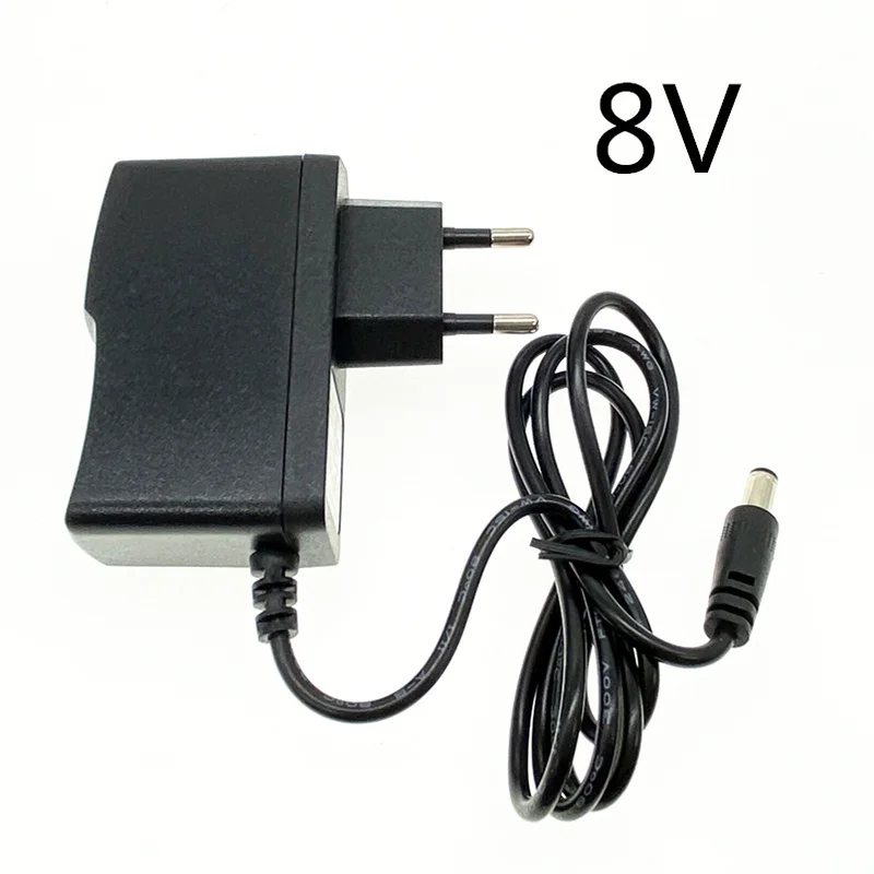 AC/DC адаптер AC 100 240V DC 8 V 0.5A 1A 2A 3A конвертер питания Вольт зарядное устройство