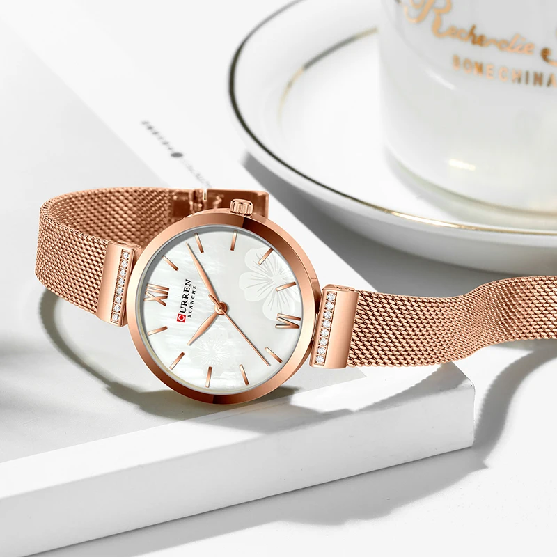 Женские наручные часы с браслетом из нержавеющей стали | Наручные