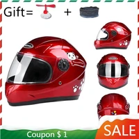 helmet motorcycle full face casco moto modular and safety casque moto enfant for kids enduro child protective visor mouth nose