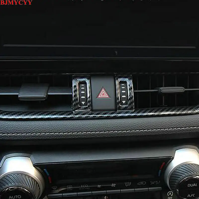 

BJMYCYY 4 шт./компл. декоративная рама из нержавеющей стали, выходное колесо кондиционера автомобиля для Toyota RAV4 RAV 4 XA50 2019 2020