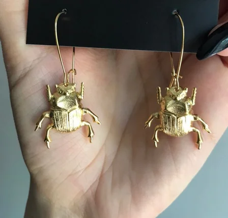 Мини-жук детские серьги Жук жук Серьги висячие подарок для нее | Украшения и