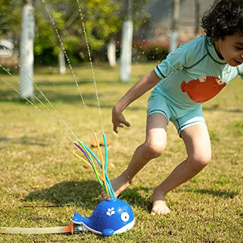 

Splash Whale Yard Water Sprinkler Lawn Sprinkler for Kids Outdoor Sprinkler Toy