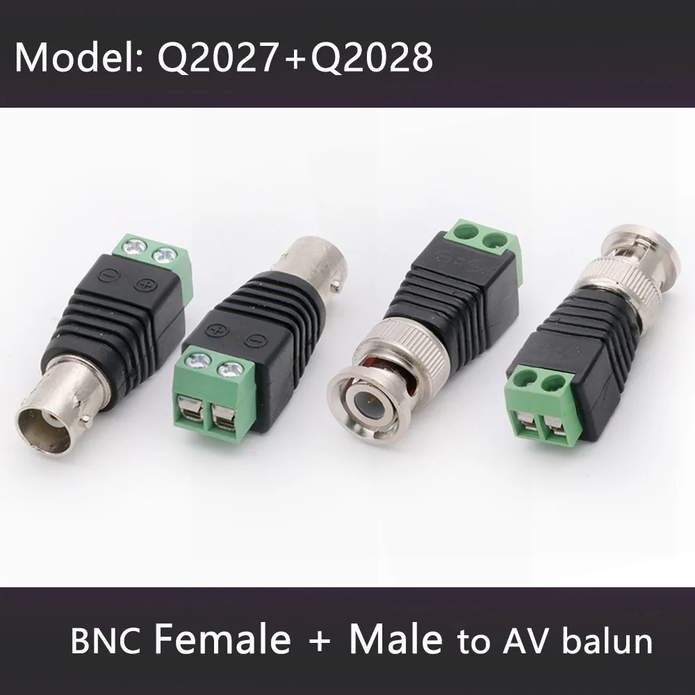 Разъем BNC 10 шт./лот женский с паяльным винтовым наконечником Coax Cat5 Cat6 для камеры