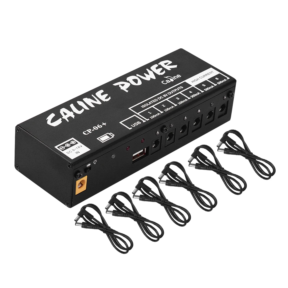 Caline CP 06 + мини гитарная педаль питания изолированные 6 выходов электрические