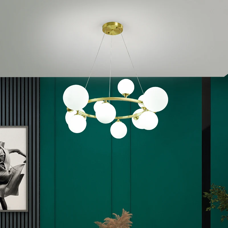 

Modern Luminaire Home LED Chandelier Living Room Lamp For Kitchen Dining Room Indoor Decoration Hanging Fixture Minimalist Light