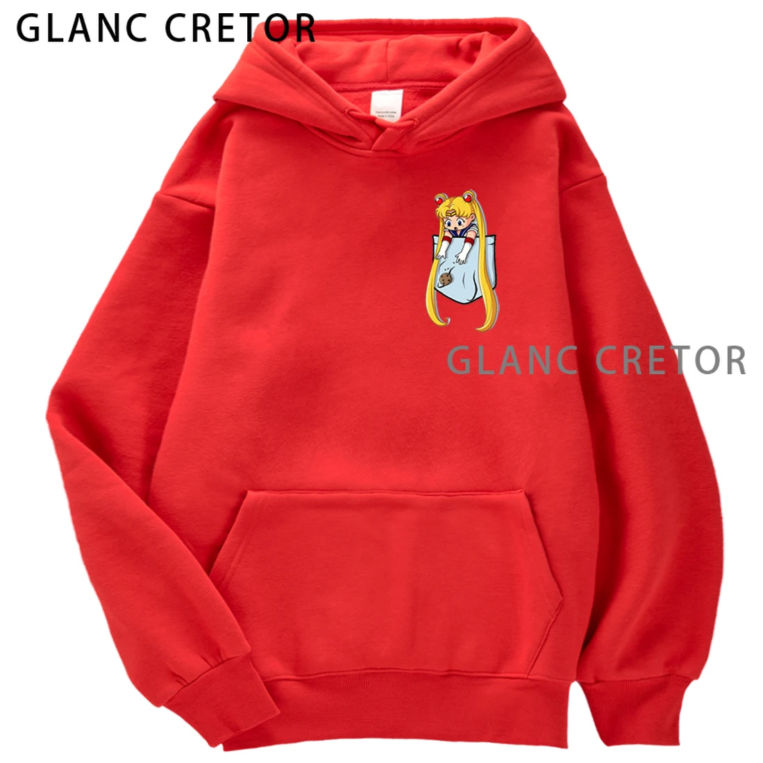 

Japanese anime Sailor Moon hoodie Harajuku streetwear women's unisex hoodie sweatshirt pullover top