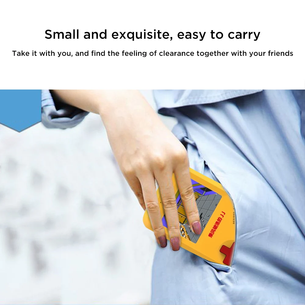 

Handheld Game Console Portable Retro Nostalgic Mini Classical Game Machine with Charging Function Support Double Playing