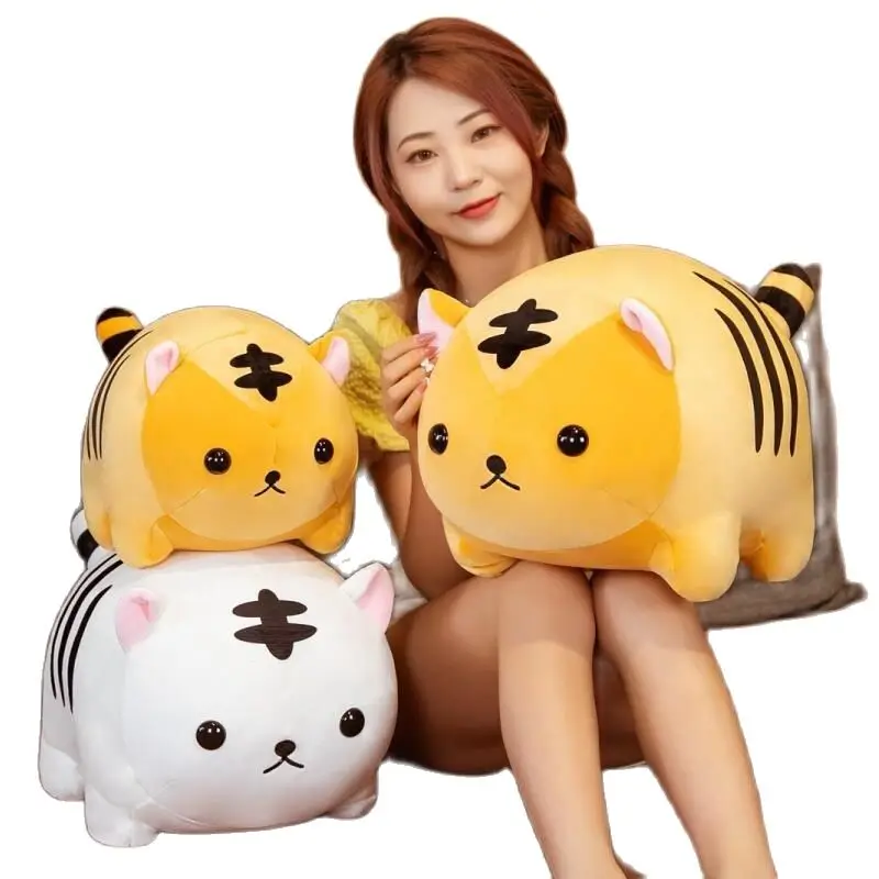 

Круглый тигр 40/50 см, плюшевая игрушка, пуховая хлопковая Подушка, мягкое животное, мягкий плюшевый тигр, плюшевая игрушка для детей, Успокаив...