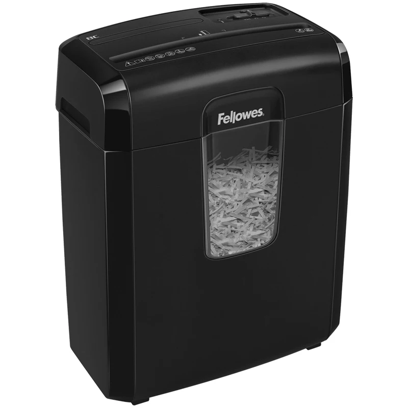 Уничтожитель документов Fellowes FS-46896 8C 4 уровень секретности 4х35 мм 8 лист 14 л скрепки