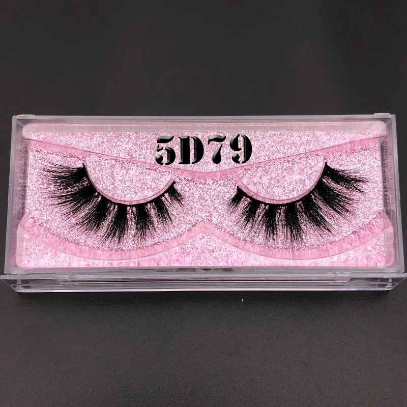 5D79 Mikiwi 5d lashes 3D норковые ресницы розовое золото блестящий чехол коробка с собственным логотипом для оптового заказа whalesale - Цвет: 5D79