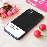 for iphone pantone black 6 c print soft matt apple case