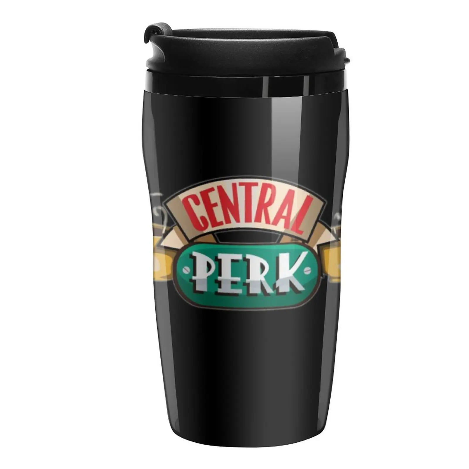 

Friends TV Show Central Perk Coffee Mugs With Cover Plastic Water Tea Cups Friend Best Gifts Creative Drinkware Coffeeware
