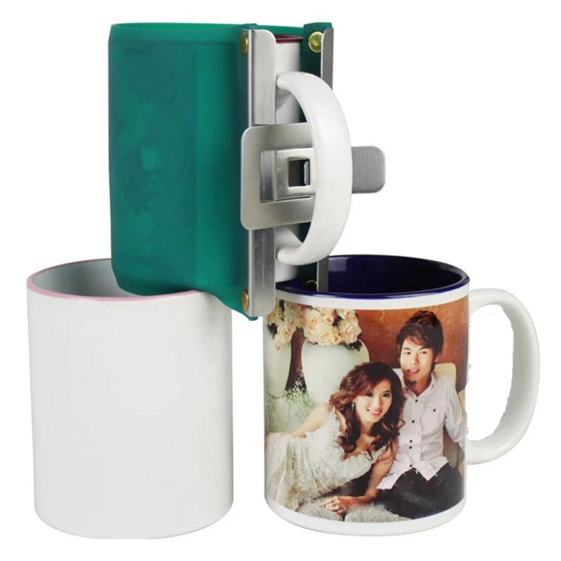 10 шт./лот 3D Sublimation Machine силиконовых кружек обертывания резиновые зажимы 11 унций
