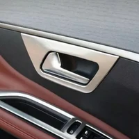 sbtmy car styling stainless steel interior door inner handle bowls cover frame trim steel 4pcs for peugeot 3008 3008gt