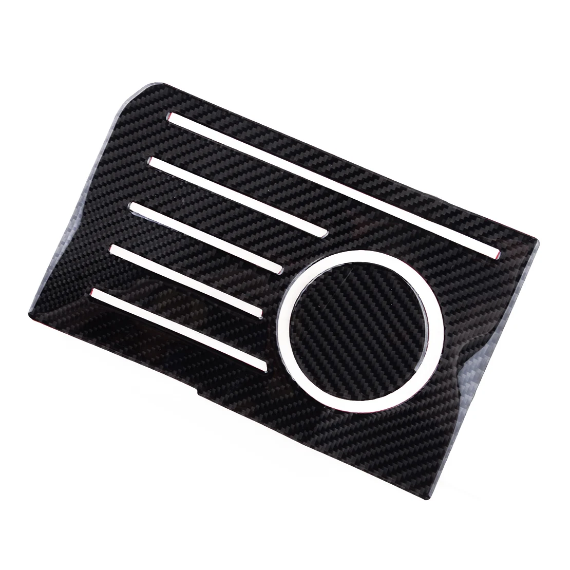 

Car Black Carbon Fiber Central Storage Box Stickers Trims Left Hand Drive Fit For Toyota Tundra 2014 2015 2016 2017 2018