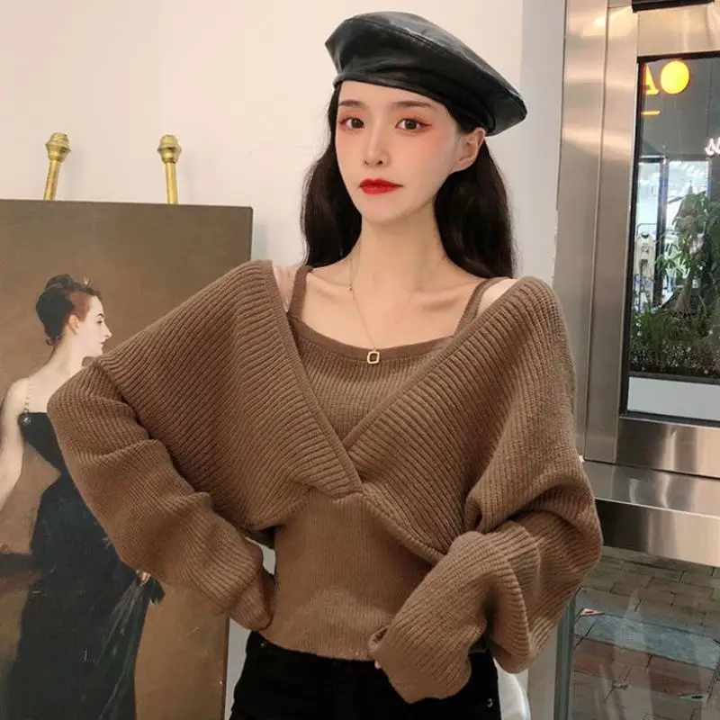

Women Elegant Knitted Sweater And Pullovers Fashion Casual Style Female Sweaters Spring And Winter New Tops
