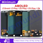 ЖК-дисплей AMOLED с сенсорным экраном и дигитайзером в сборе для Motorola Moto Z Z2 Z3 Play, замена для Moto Z Droid  Z4