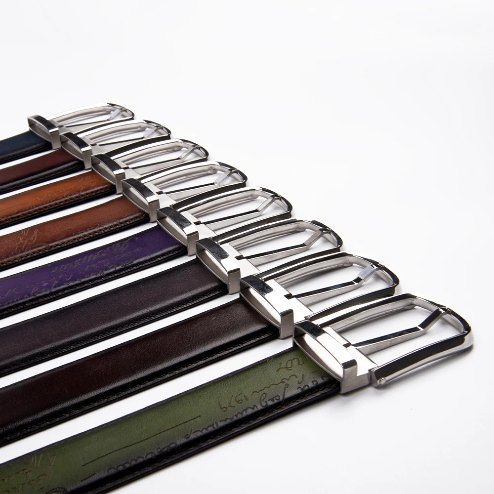 

Belt Men Genuine Leather Full Grain Leathers Custom Office Formal Dress Party Wedding Male Belts Original Design