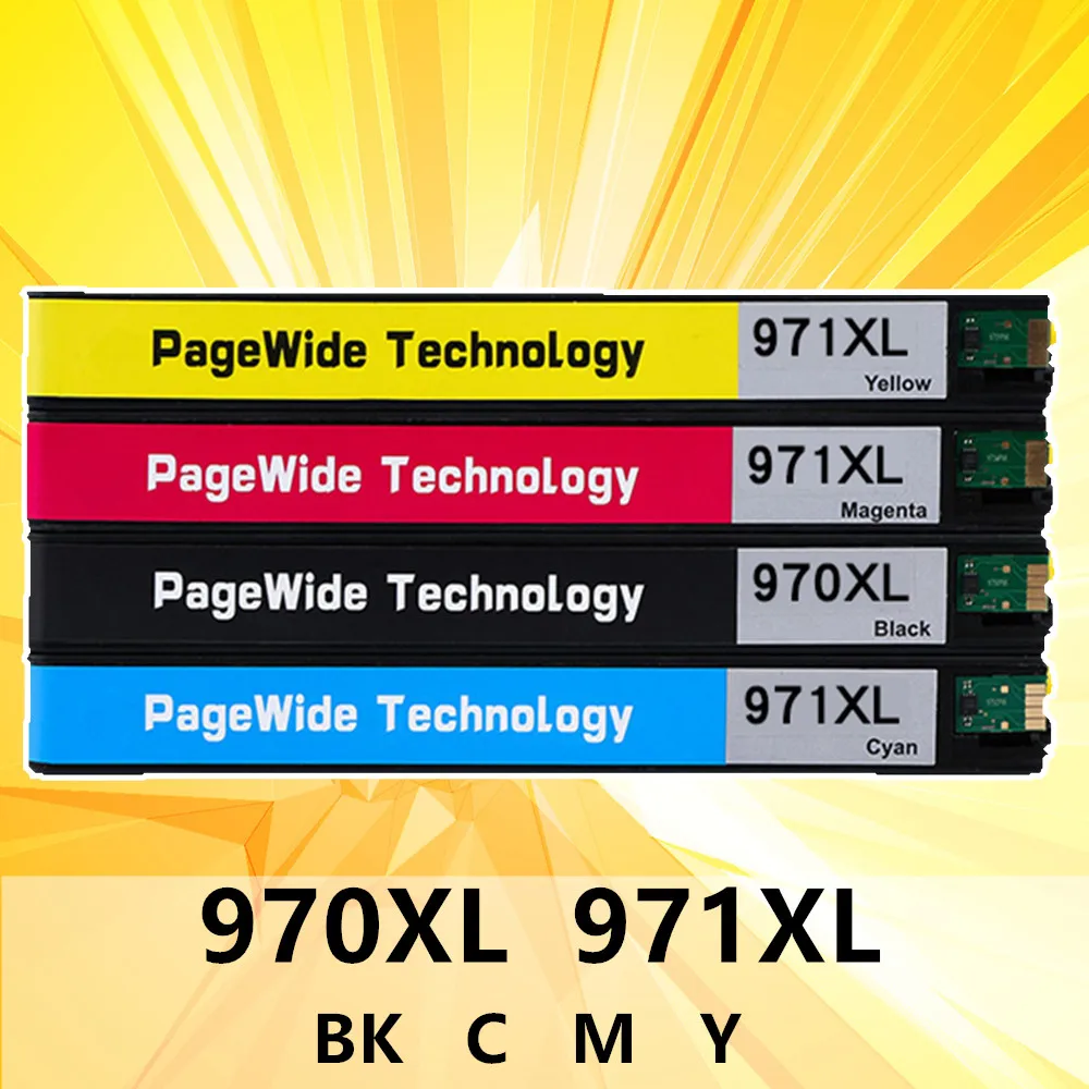 Для HP 970XL 971XL для 970 Совместимый картридж Officejet Pro X451dn X451dw X551 X576dw X476dw X476dn