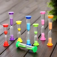 small hourglass sand clock colorful timers sand timer sandglass desk home decoration accessories toys gifts random color