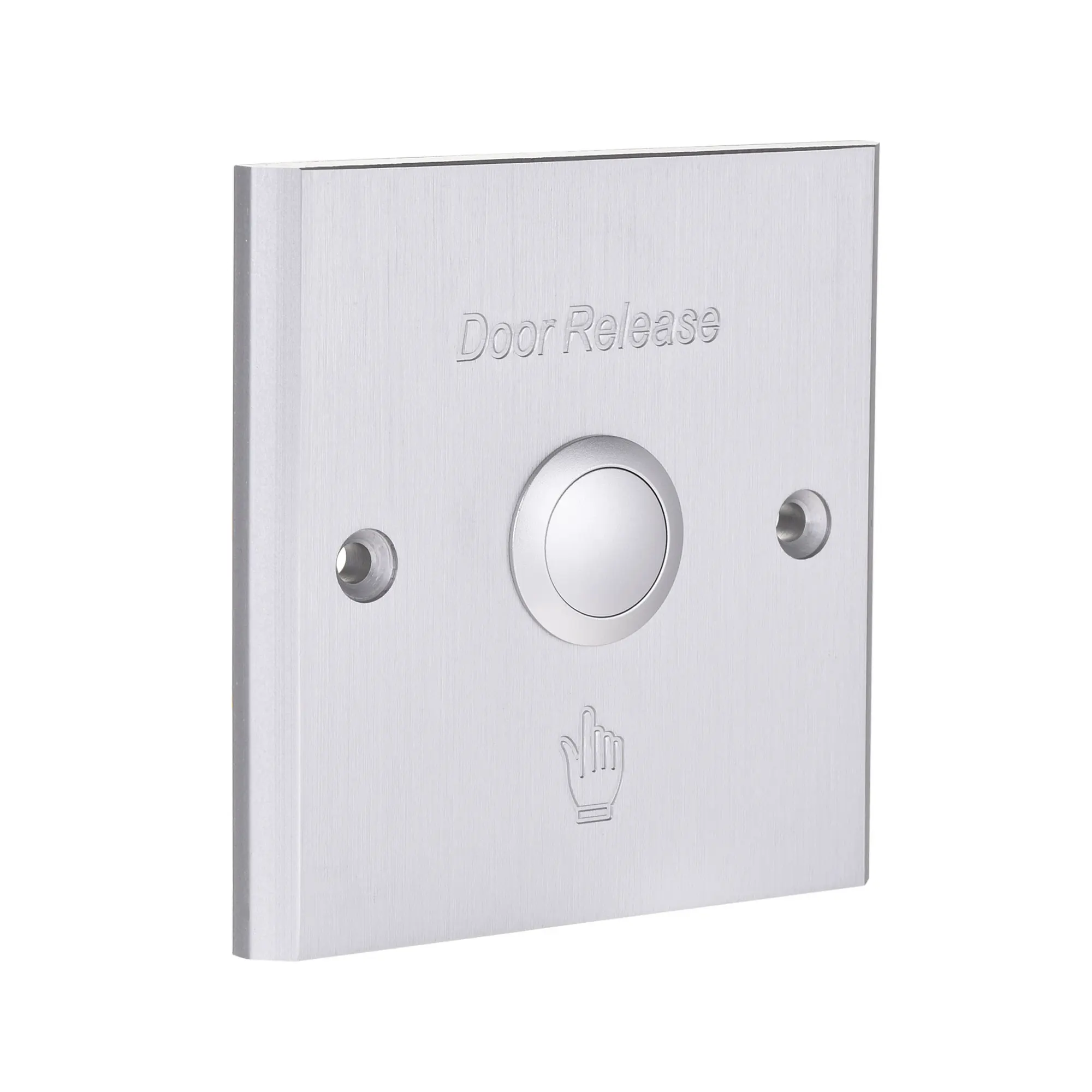 

Uxcell Door Release Exit Switch Push Button DC 12V 3A Stainless Steel 86mmx86mm Panel