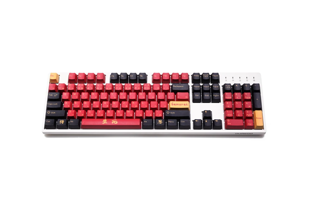 OMO OEM профиль all over Dye Sub Keycap loop Red Samurai для механической клавиатуры gh60 87 104 tkl ansi BM60 XD64