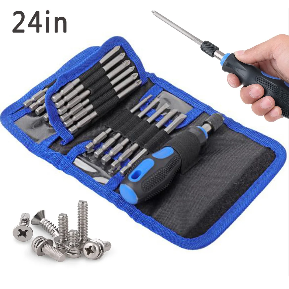 25 шт. отвертка для удлинения набор Torx держатель ручки сумка инструментов