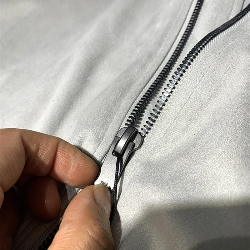 Мужская замшевая куртка-бомбер ZA с текстурным эффектом бейсбольная униформа