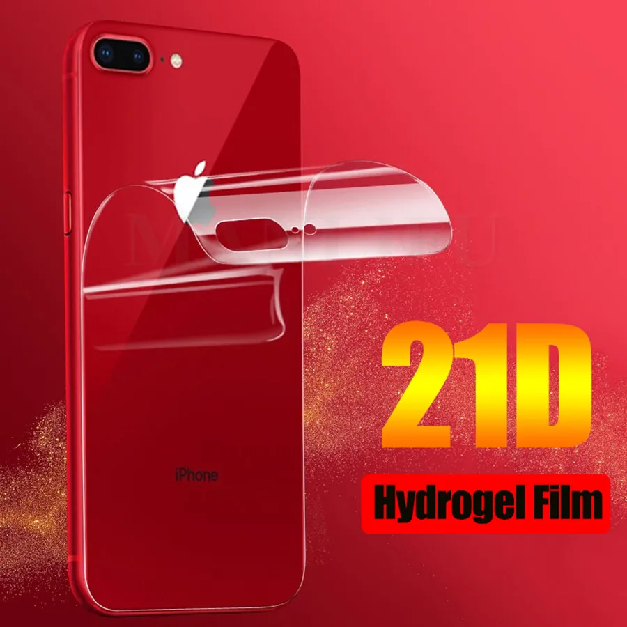 21D Передняя Задняя силиконовая Гидрогелевая пленка для apple iPhone 12 Pro Max X 7 8 Plus SE 2020