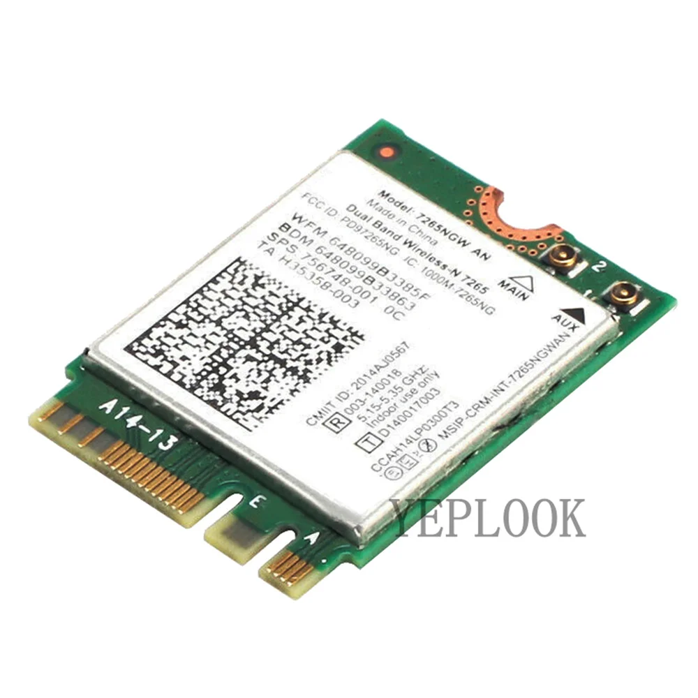 Рисунок 3 - Карта Wi-Fi Intel 7265NGW AN Wireless