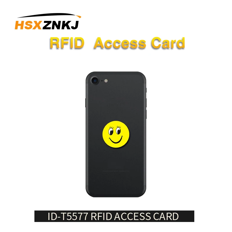 10 шт./лот RFID 125 кГц T5577 записываемый EM4305 анти-металлические помехи мультфильм метки наклейки близость карты Этикетка для RFID копировальный аппарат