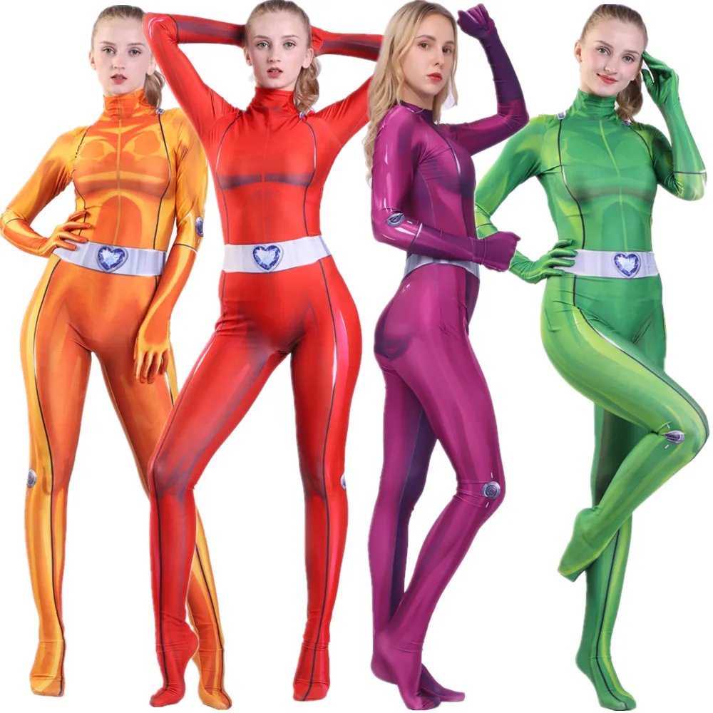 Полностью шпионы клевера Ewing александра Косплэй костюм для взрослых и детей