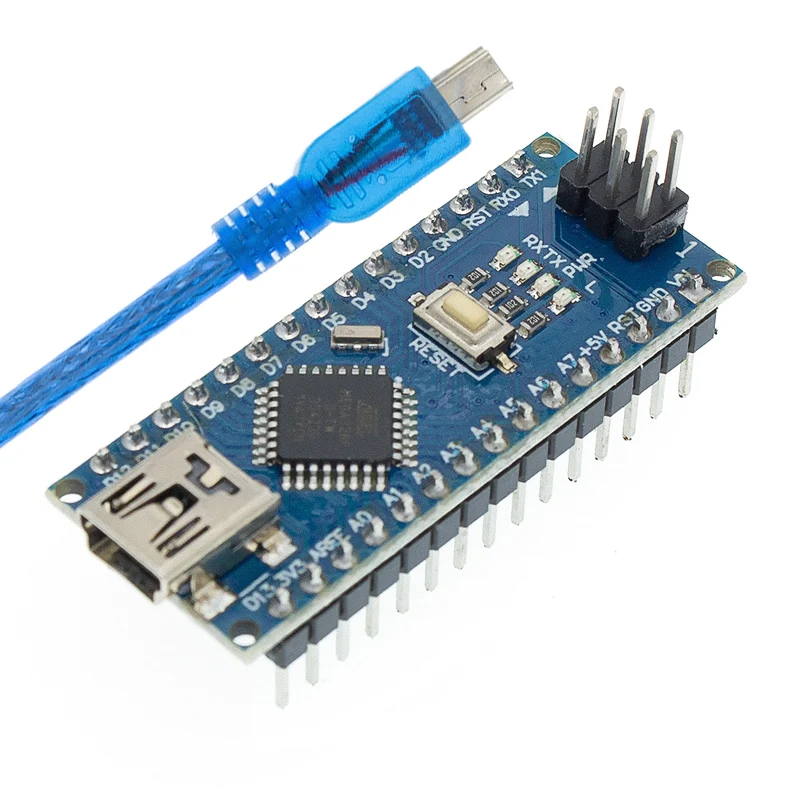 Совместимый контроллер Nano 3 0 с Загрузчиком для arduino CH340 USB-драйвер 16 МГц v3.0 ATMEGA328P |