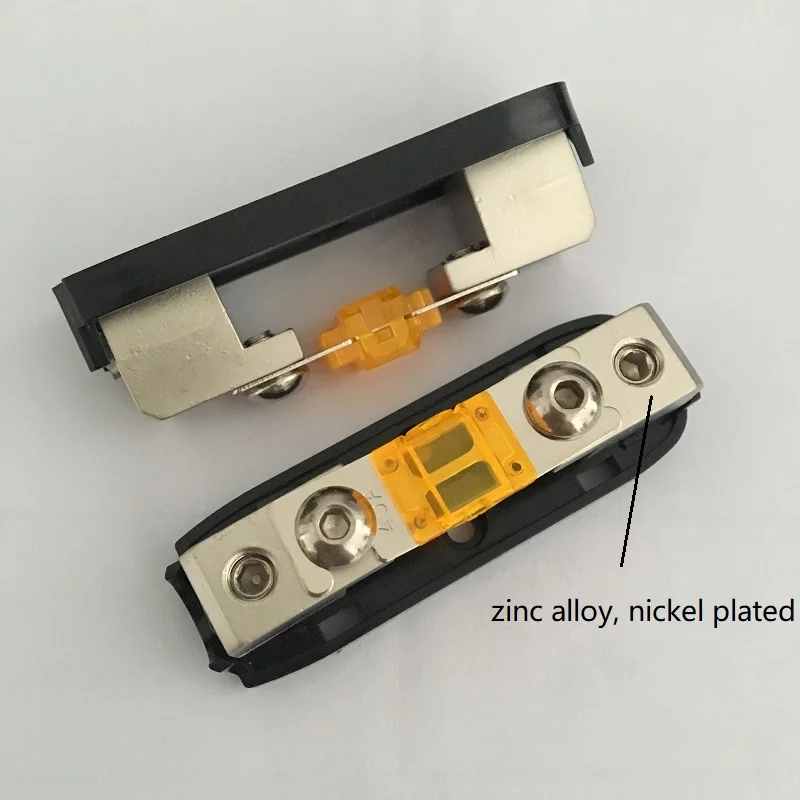 5 шт./лот цинковый сплав 4AWG 8AWG In Out Mini ANL Blade автомобильный аудио держатель