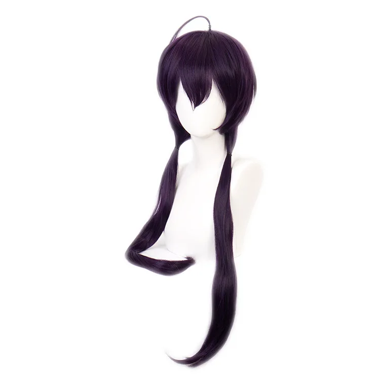 

Cosplay WigWenhao Wild Dog Spring Mirror Cos Wig with Double Ponytail Long Straight Fluffy Hair Cosplay Hair Cosplay
