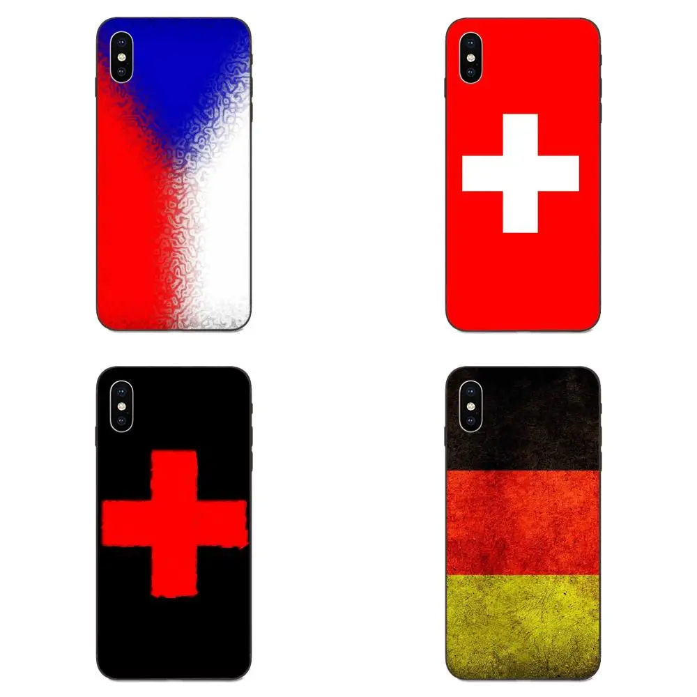 Чешская Республика Швейцария Флаг Германии для Huawei nova 2 2S 3i 4 4e 5i Y3 Y5 II Y6 Y7 Y9 Lite Plus Prime