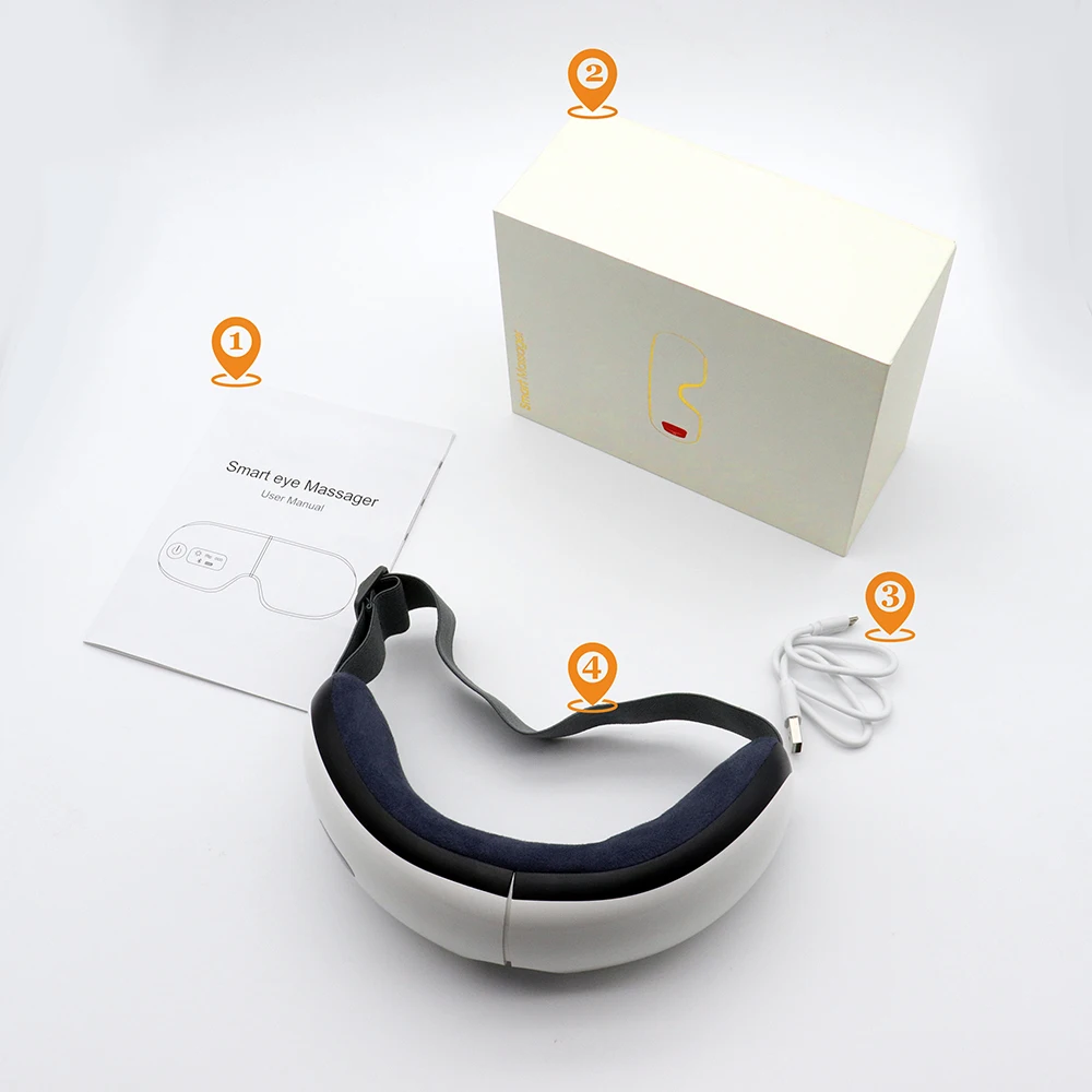 Портативный Вибрационный массажер для глаз беспроводной Bluetooth музыкальный