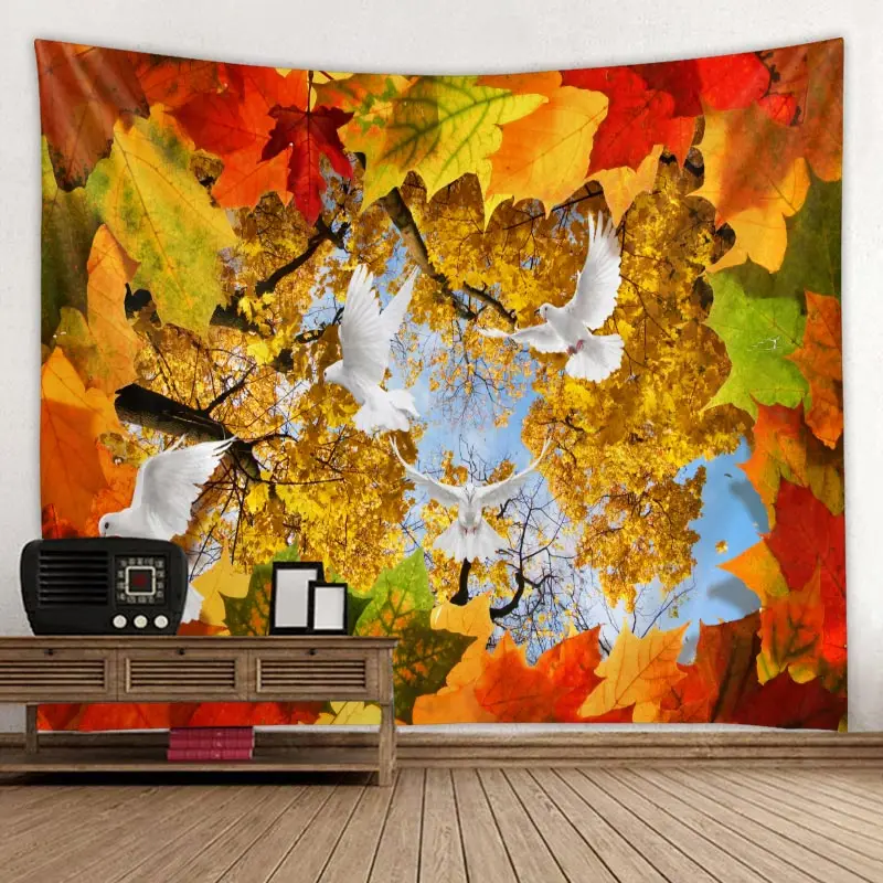 

Windows Scenery Tapestry Wall Hanging Cloth Bed Spread Beach Towel Table Cloth Yoga Mat House Decoration Living Room Decoration