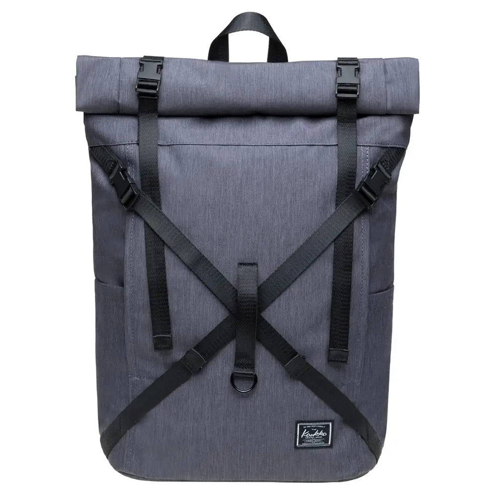 

Рюкзак KAUKKO Мужской под ноутбук 17,8 л, повседневный ранец для студентов и путешествий, подходит для ноутбука 15 дюймов