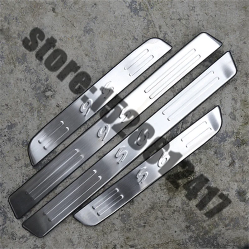 

stainless steel Scuff Plate/Door Sill Door Sill Scuff Plate Welcome Pedal Car Styling for BYD S6 2011-2020